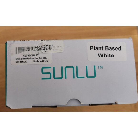 sunlu 3d Lcd printing Photopolymer resin Plant Based WHITE 1000G - Picture 5 of 5